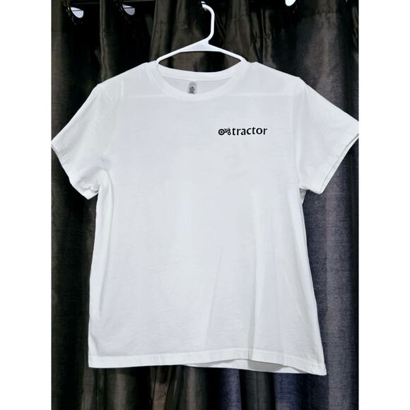 RARE Tractor Beverage T-shirt~Unisex Size Medium~Limited Edition~White & Black - Picture 2 of 5